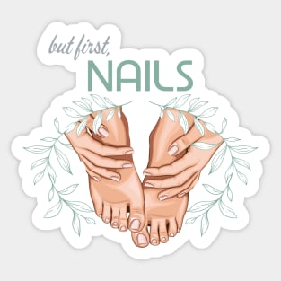 First Nails Sticker